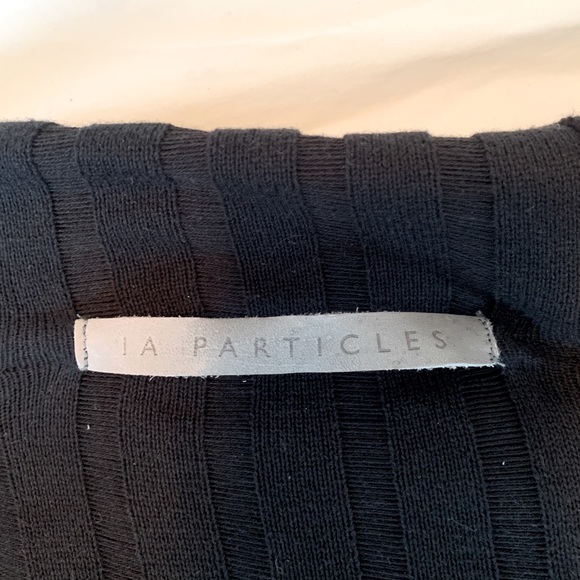 IA Particles stylish long black 100% cotton cardigan - Picture 2 of 4